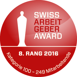 Zertifikat Swiss Arbeitgeber Award 2016